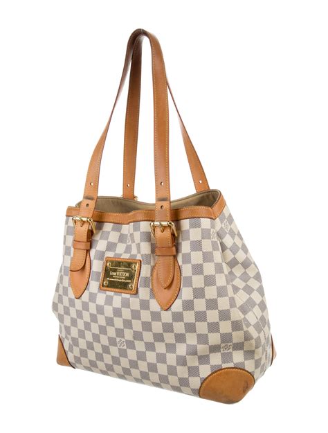 louis vuitton damier azur hampstead mm|louis vuitton damier bucket bag.